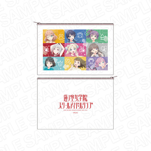 『ラブライブ!蓮ノ空女学院スクールアイドルクラブ』キャンバスポーチ アイコンTシャツ ver